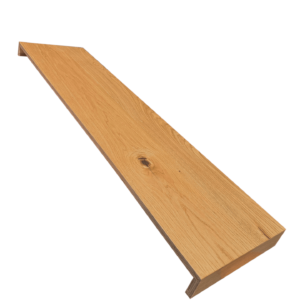 Mountain Rustic Oak Bullnose Stair Tread