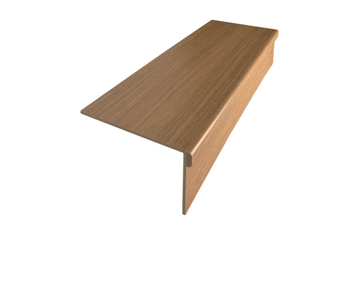Honey Oak Wood Grain Single Stair Tread & Riser