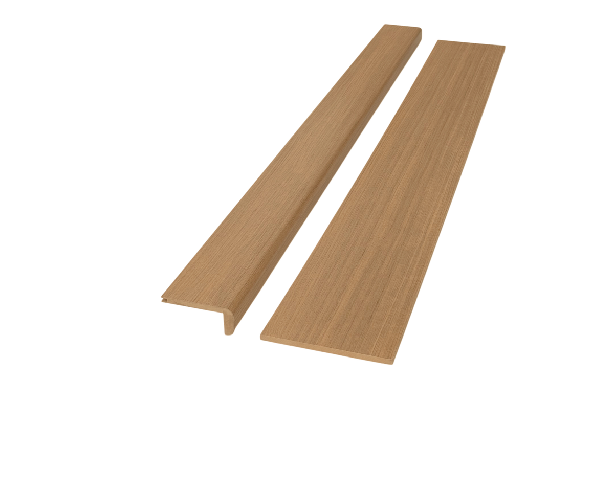 Honey Oak Wood Grain Stair Nose & Riser – T&G Profile