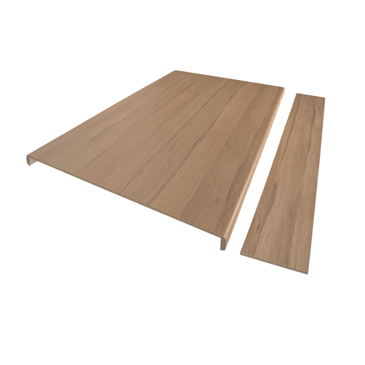 Wild Oak Wood Grain Double Winder Stair Tread & Riser (Pack of 1)