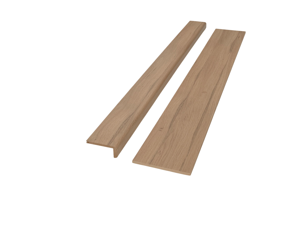 Wild Oak Wood Grain Stair Nose & Riser Only - T&G Profile (Pack of 1)
