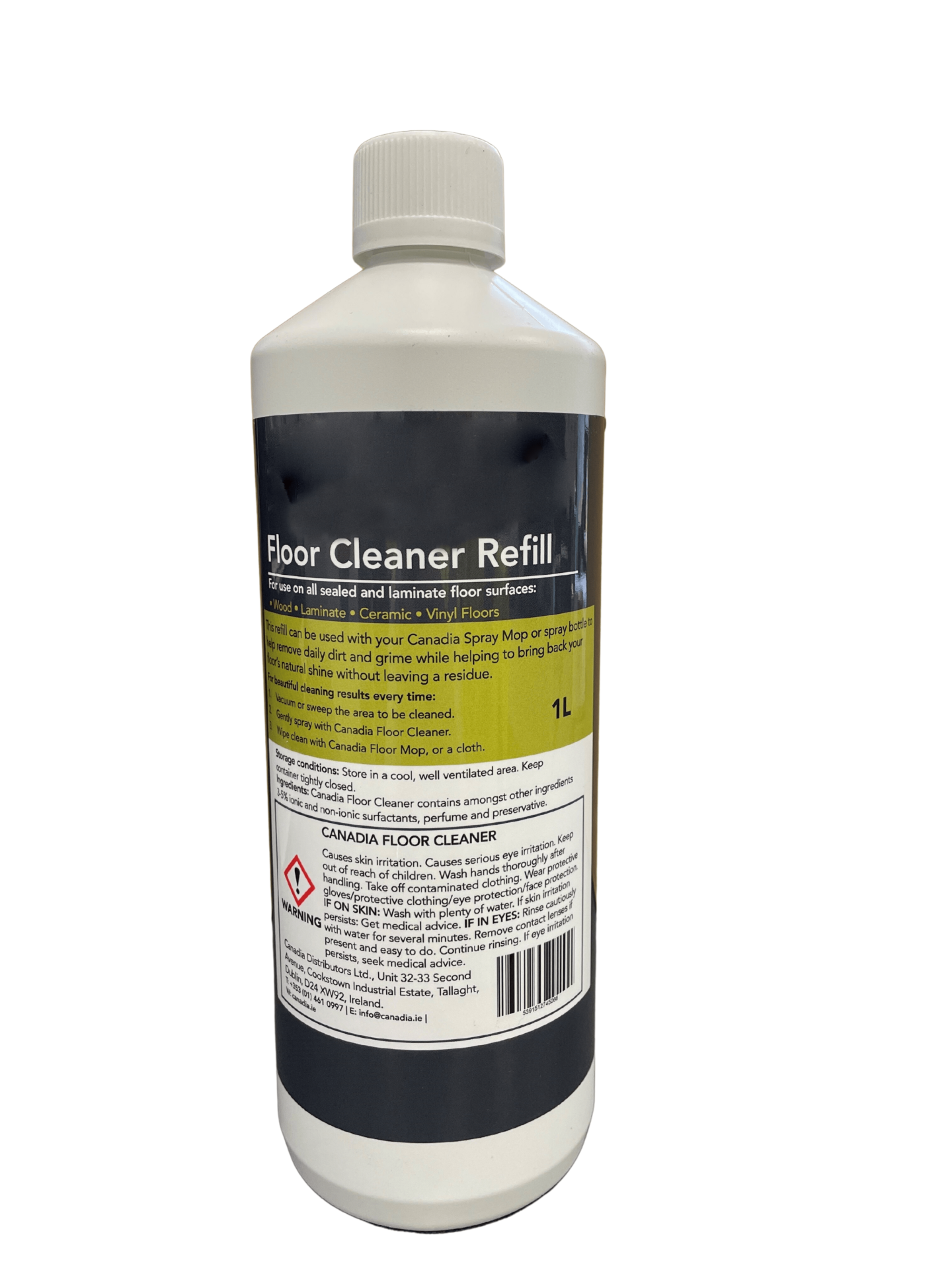 Canadia Floor Cleaner Refill (for Trigger Spray & Mop) 1LT