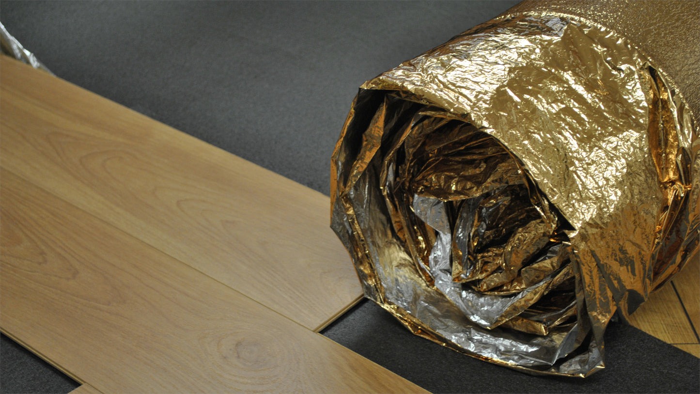 Sonic Gold Sound Reduction Underlay 65kg 1mx5mm (15sqm Roll)