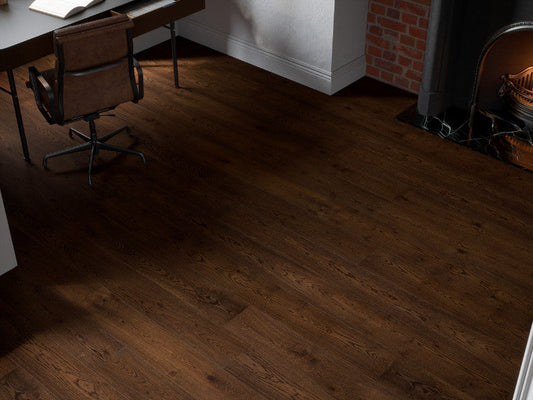 Mountain Rustic Oak Deep Smoked image 1