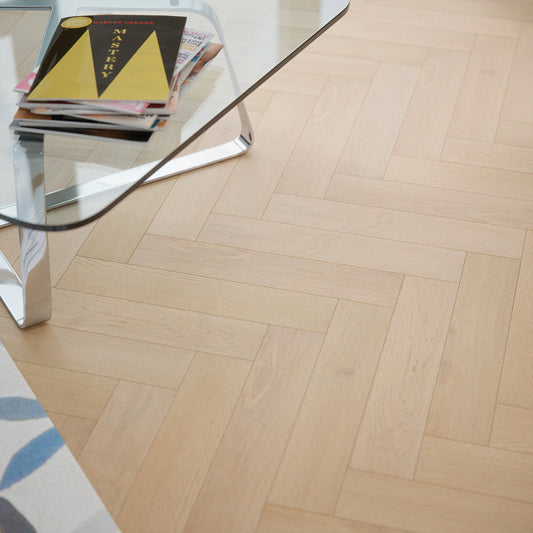 Mountain Mist Oak Herringbone image 1