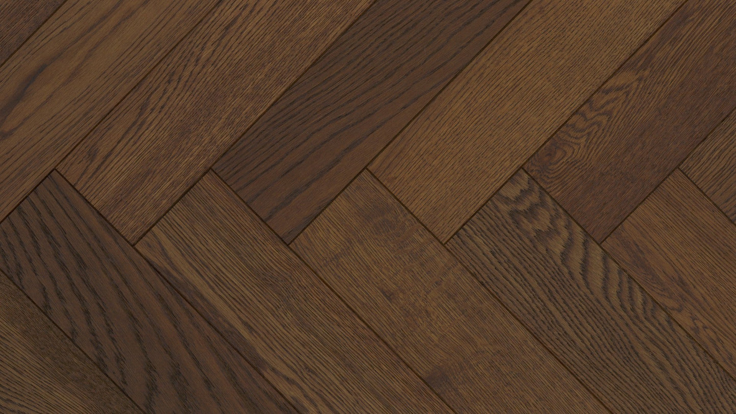 Mountain Deep Smoked Oak Herringbone image 1