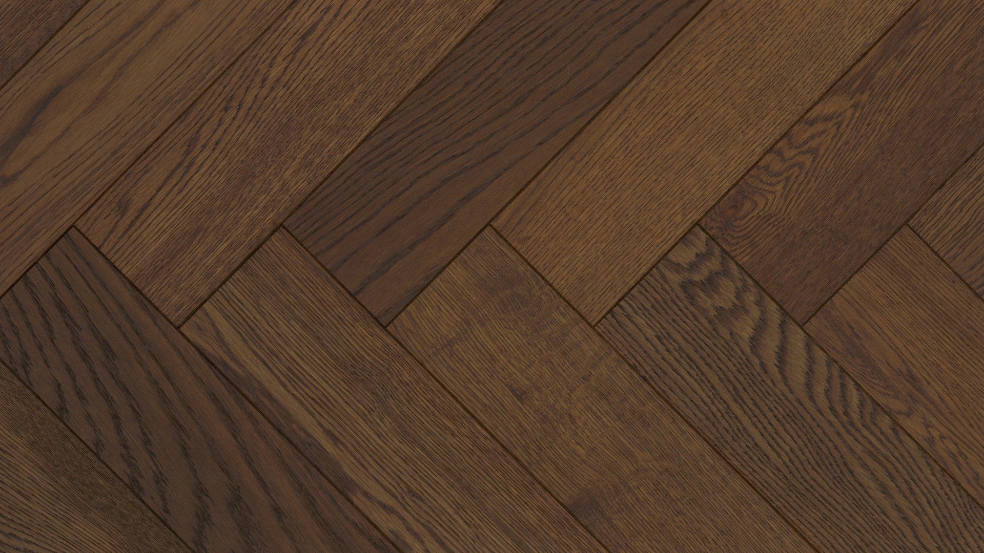 Mountain Deep Smoked Oak Herringbone image 1