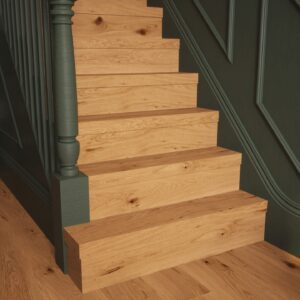 Mountain Rustic Oak Stair Tread
