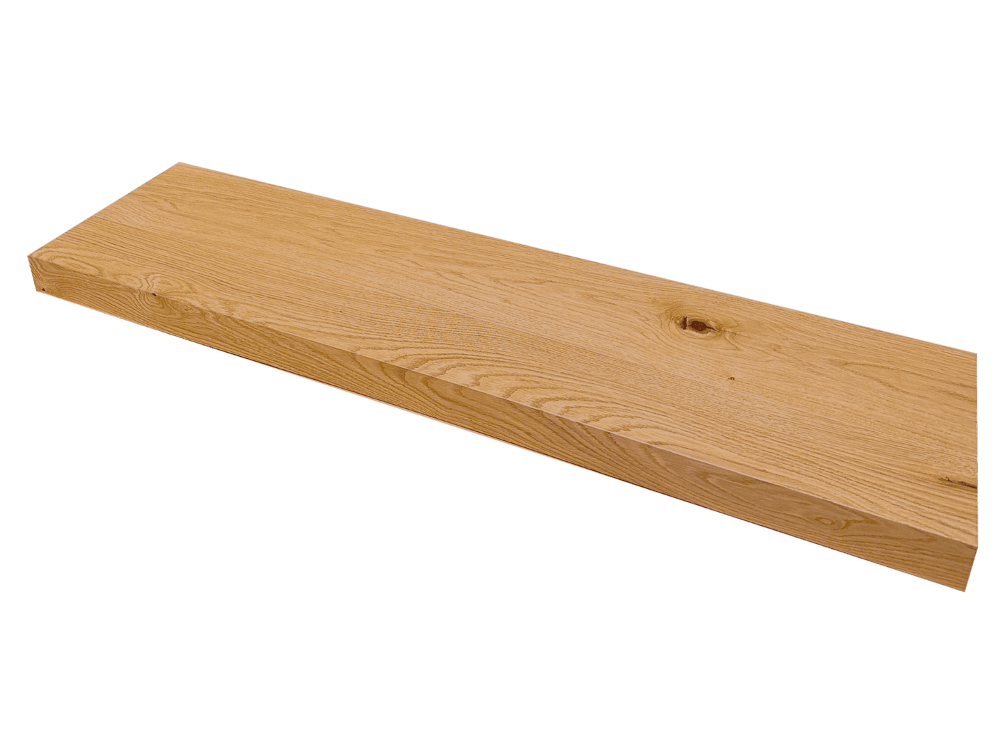 Mountain Rustic Oak Bullnose Stair Tread