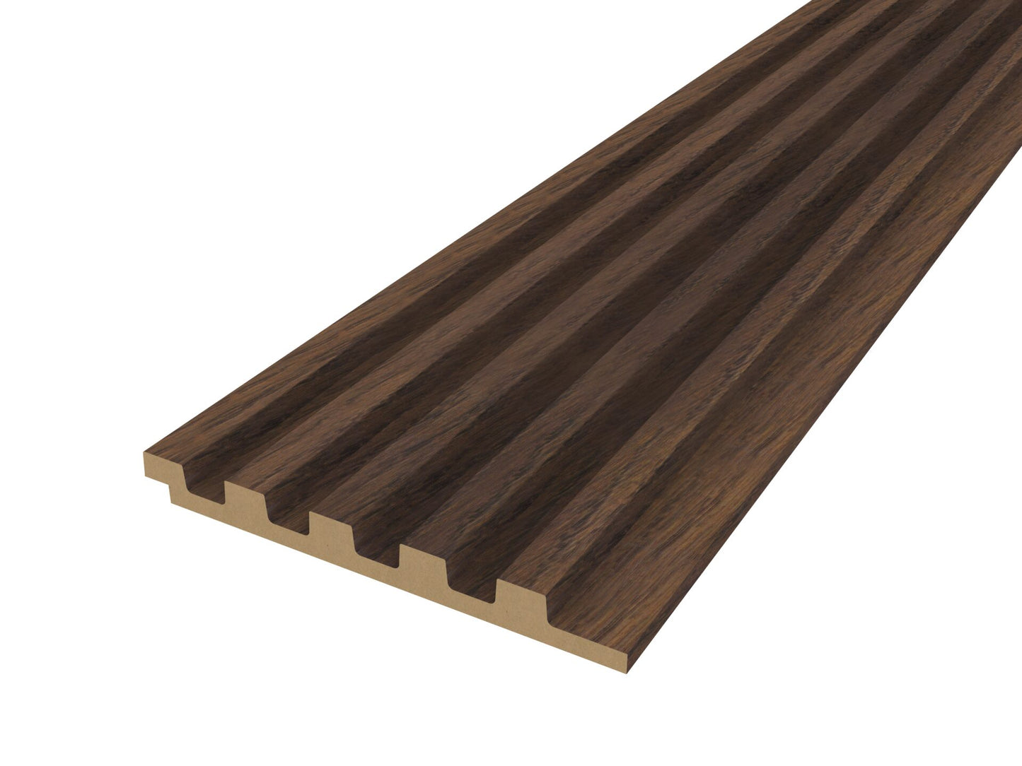 Walnut Wall Panel Narrow MDF JM1071 PVC83