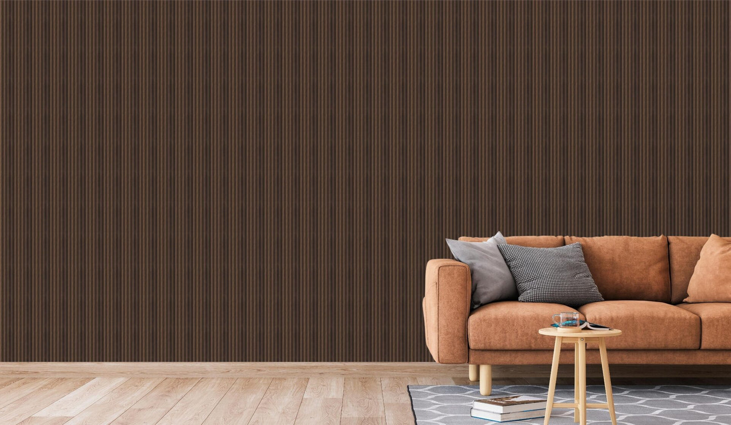 Walnut Wall Panel Narrow MDF JM1071 PVC83