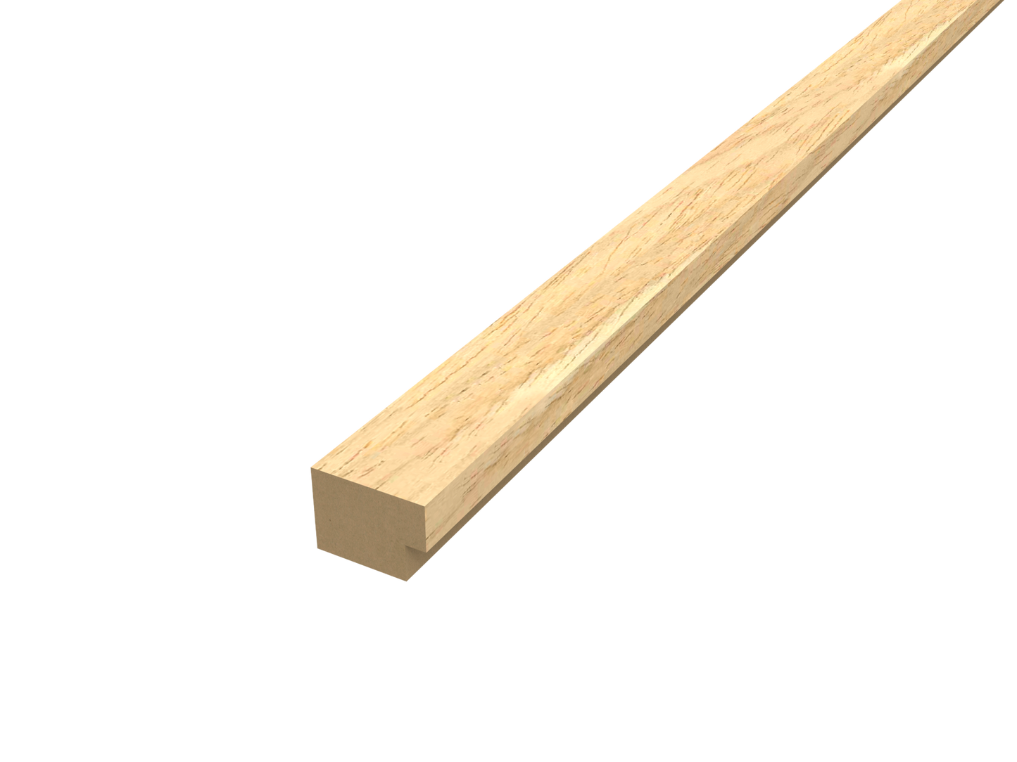 Oak Veneer Acoustic Wall Panel End Profile JM1096-MBW-26WV