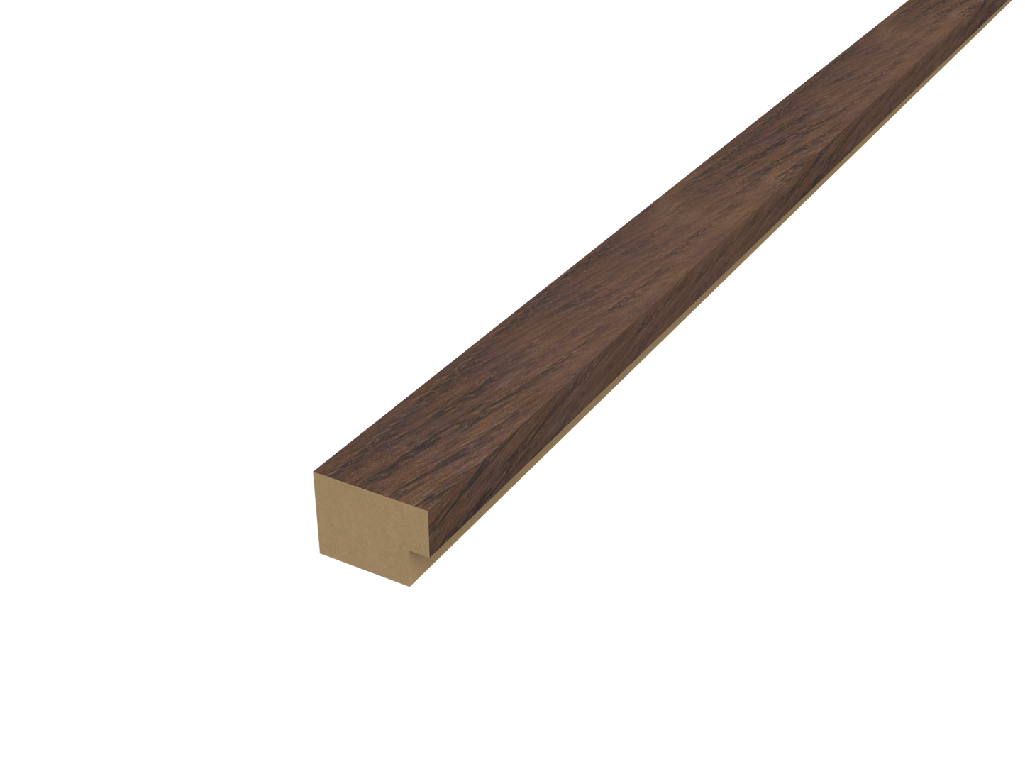 Dark Walnut Acoustic Wall Panel End Panel Profile JM1096-MBM-PVC83