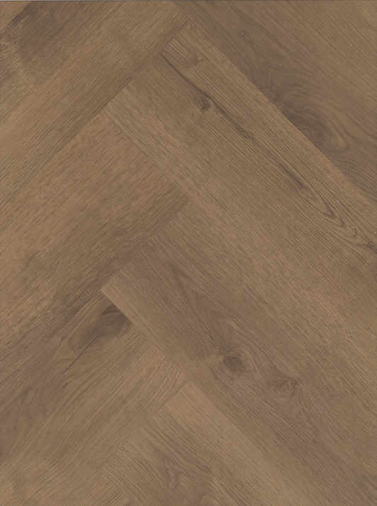 Neptune Coastal Drift Oak SPC herringbone flooring