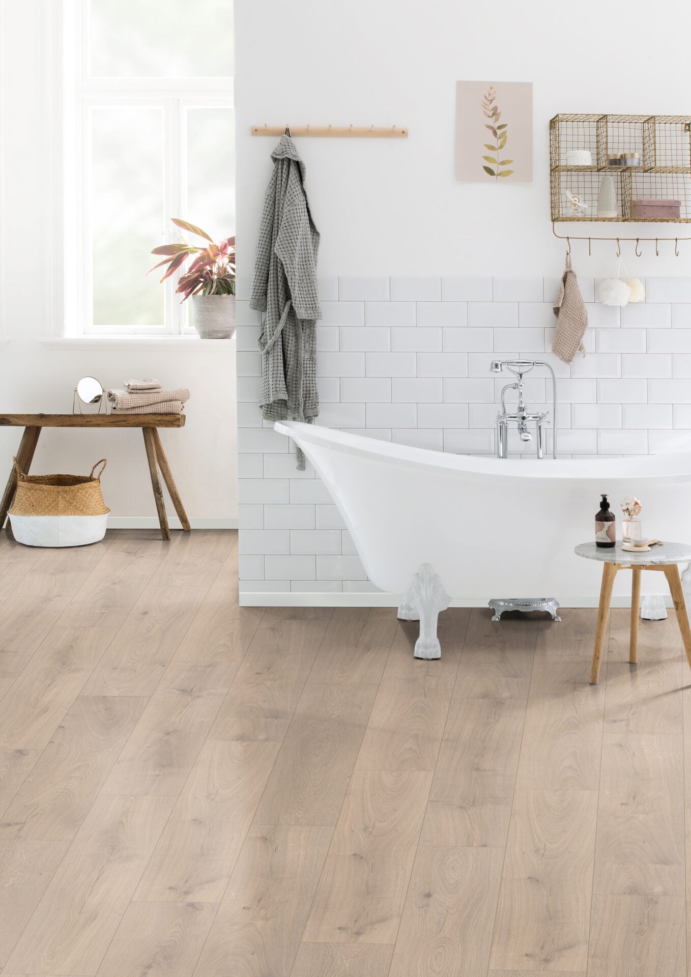 Florence Oak Aqua image 1