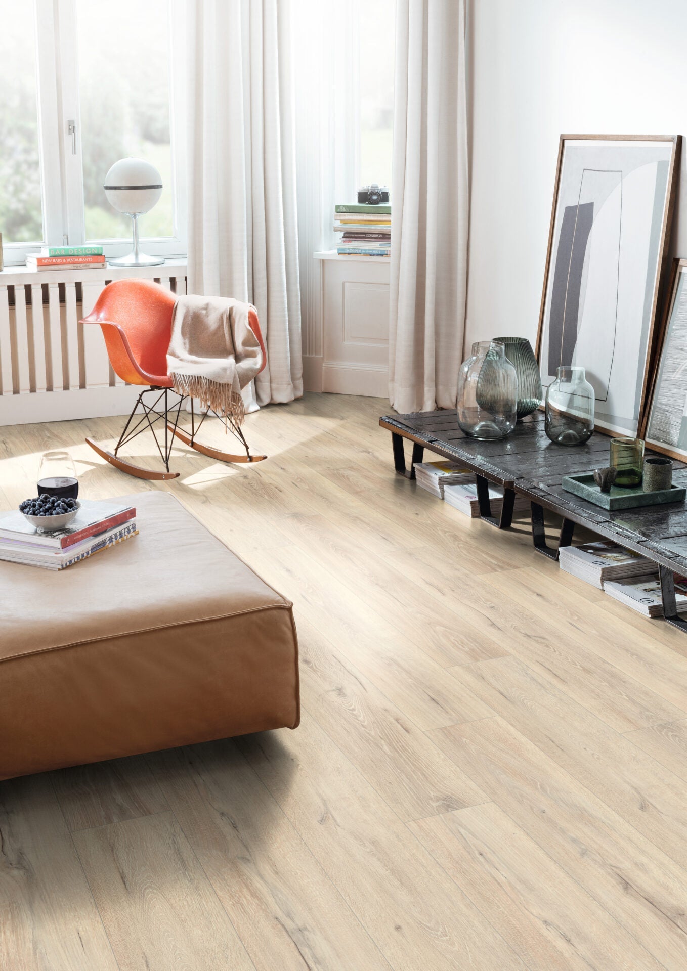 Beige Melba Oak Aqua image 1