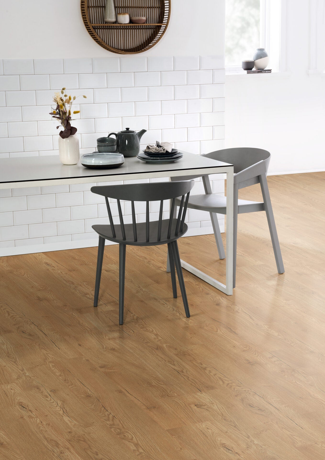 Honey Olchon Oak Aqua image 1