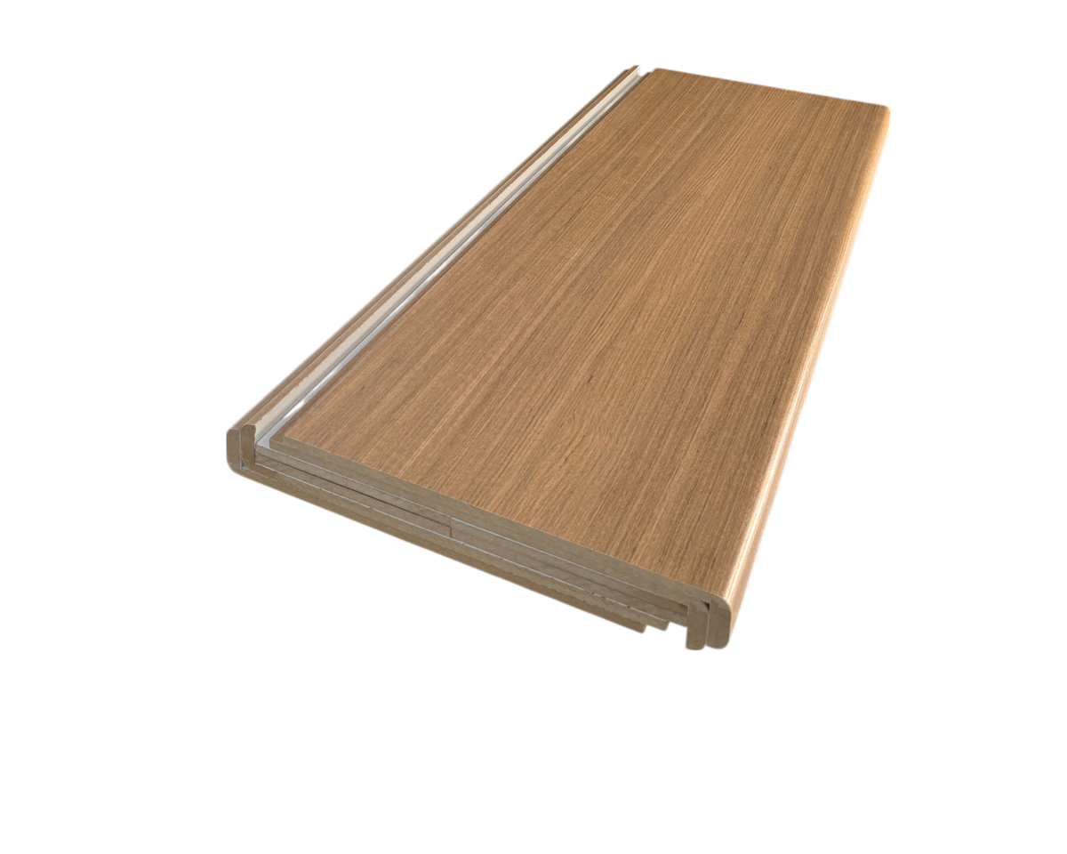 Honey Oak Wood Grain Quattro Stair Treads & Risers