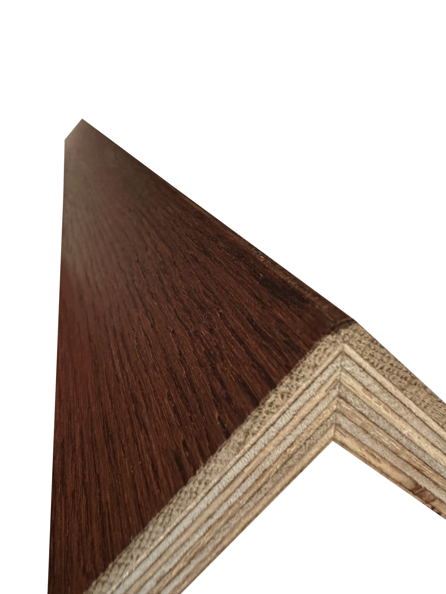 Mountain Deep Smoked Stair Tread Rustic Oak detail