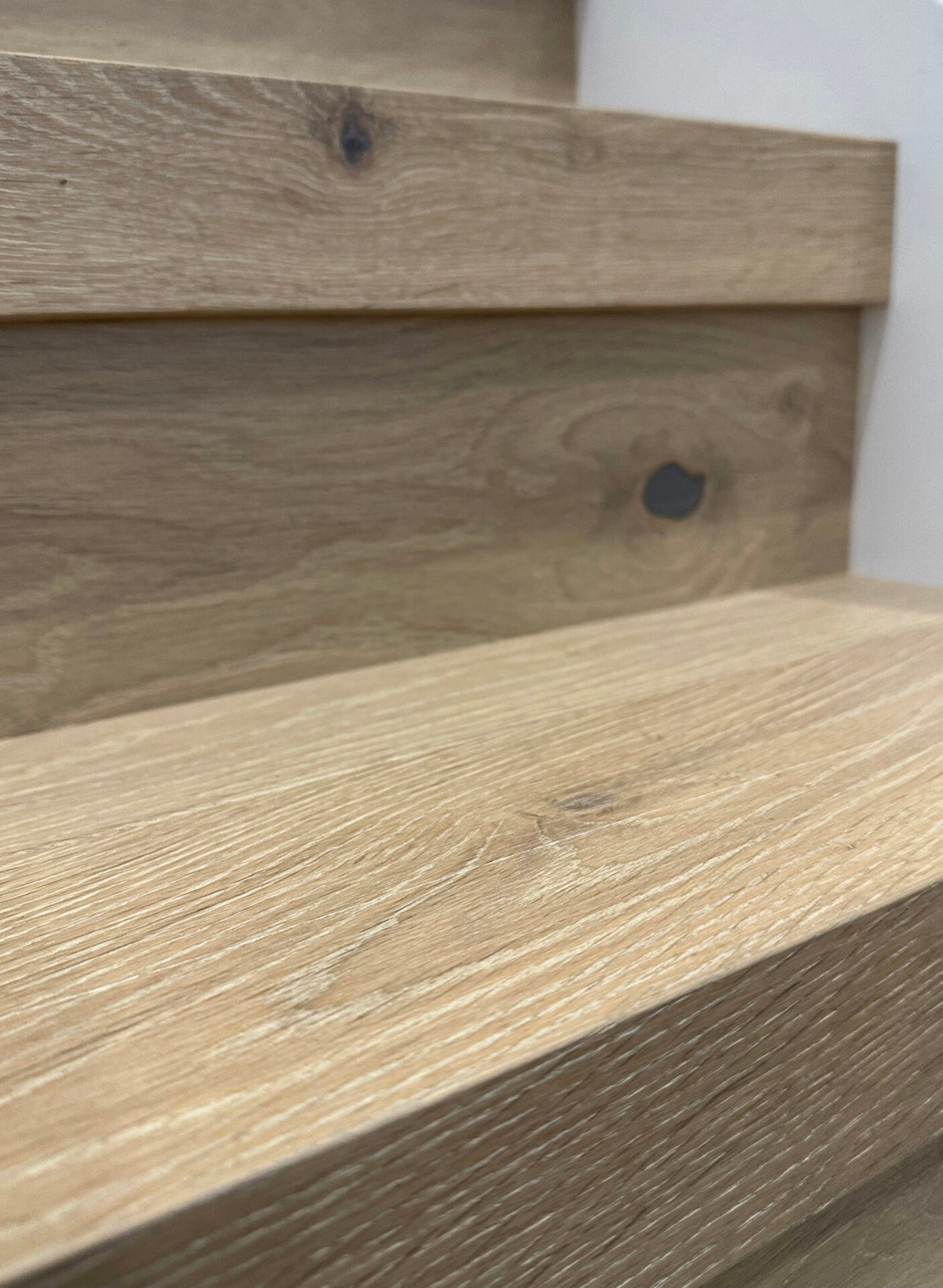 Mountain Mist stair treads on a staircase