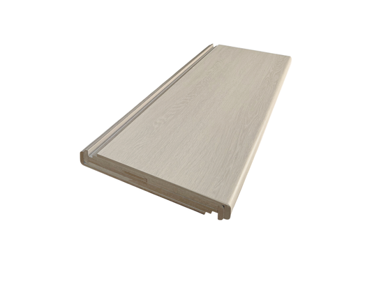Lizzy Oak Grey Wood Grain Quattro Stair Treads & Risers (Pack of 4)