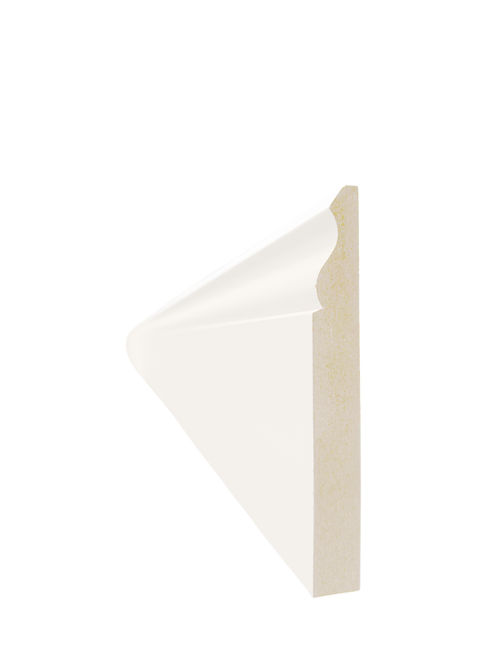 Ogee White Primed MDF Skirting 18x144x5400mm