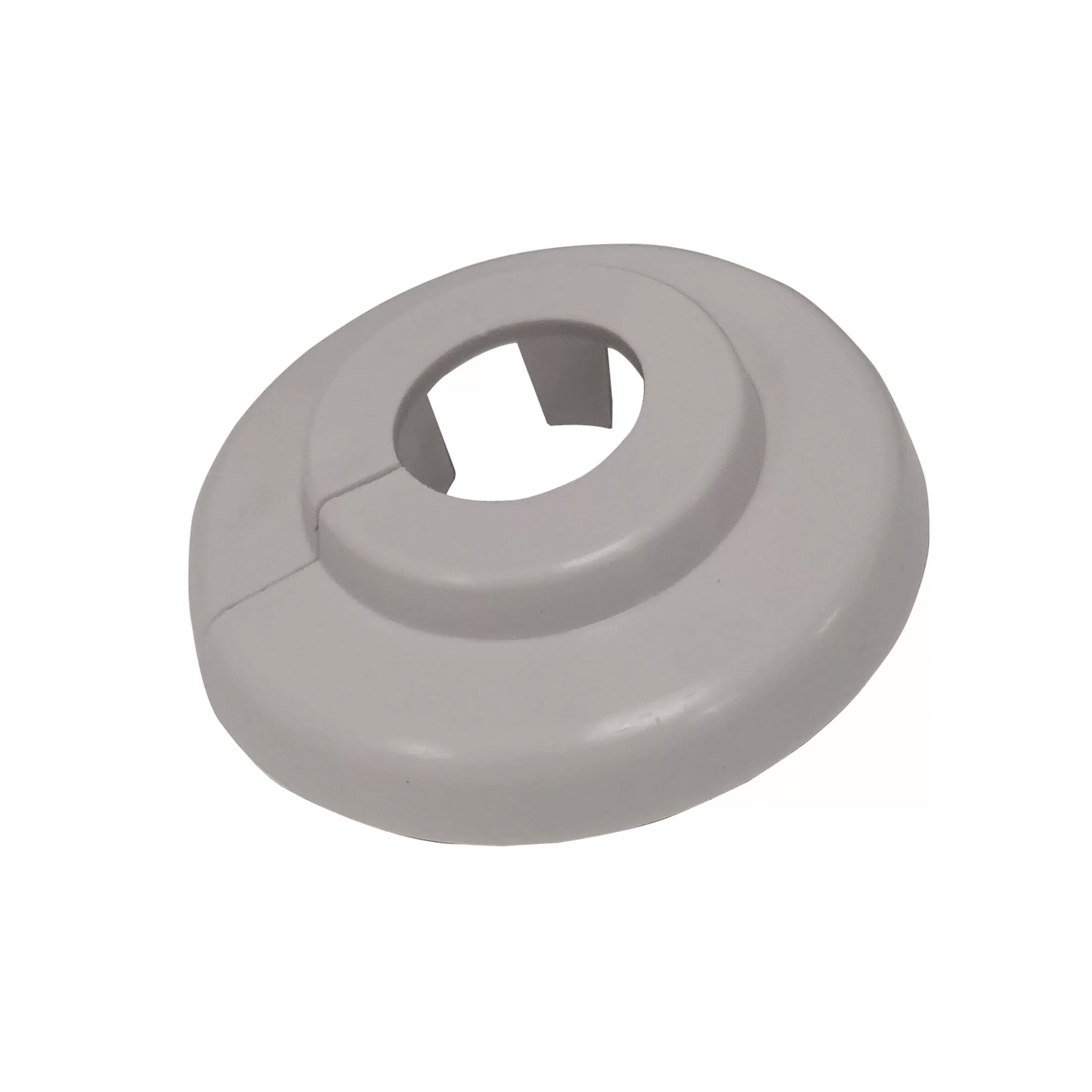 Plastic Rosette Mid Grey 15mm (2)