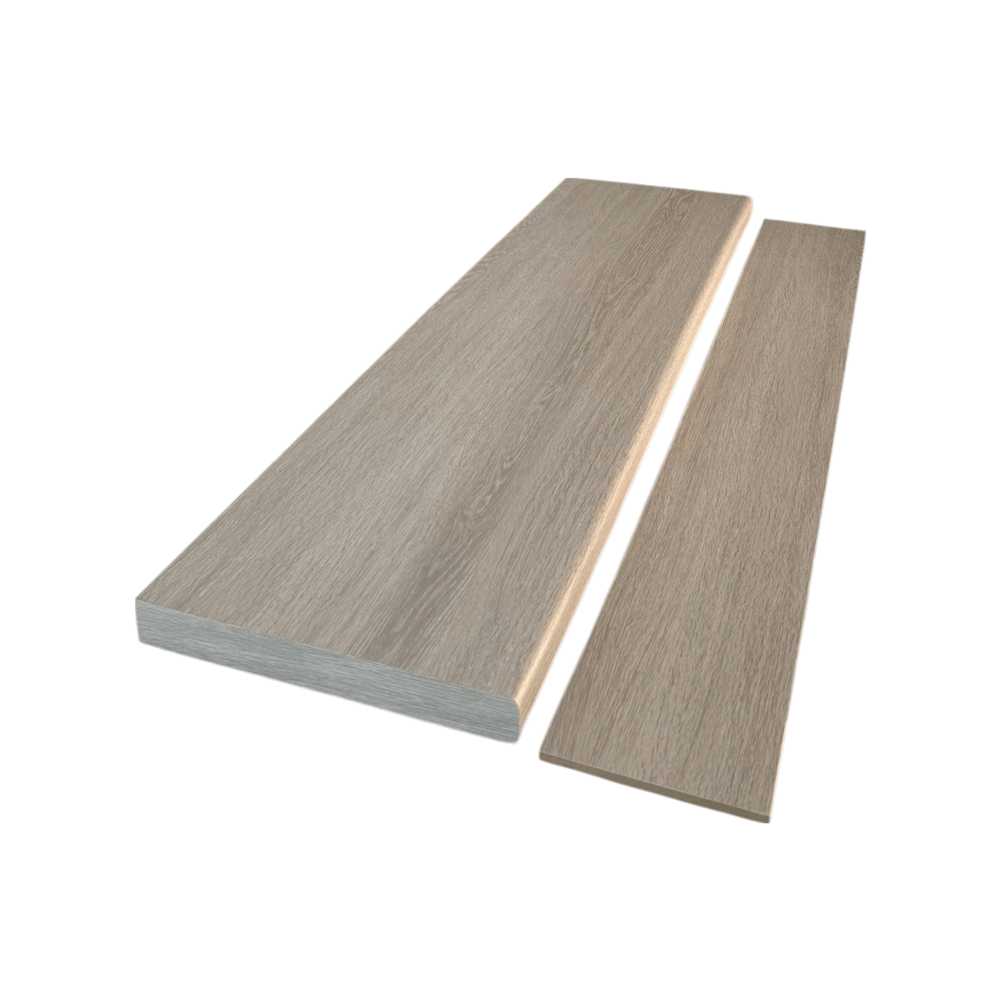 Lizzy Oak Wood Grain Bullnose Stair Tread & Riser