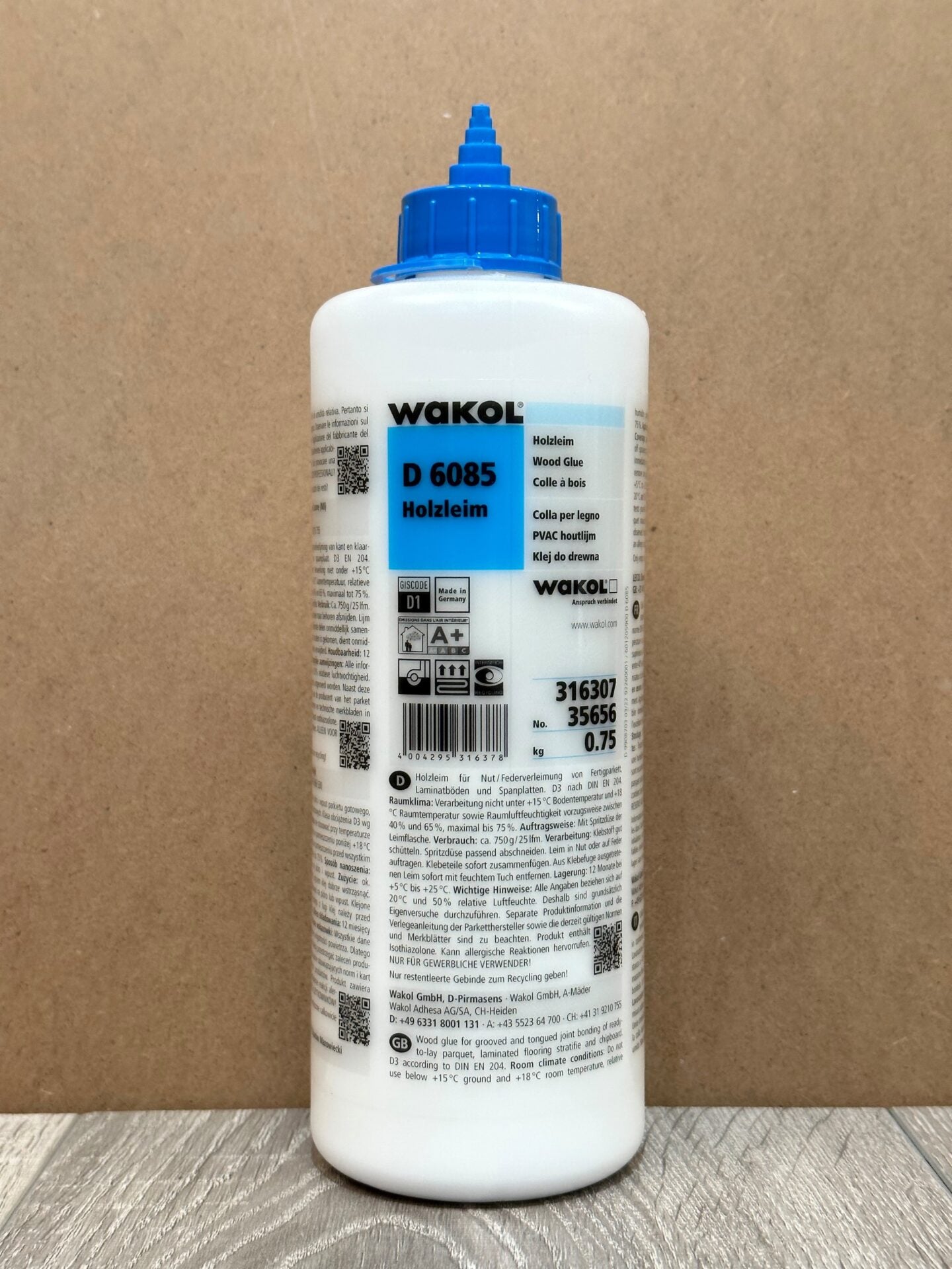 Wakol D6085 Professional PVA Glue - 750g