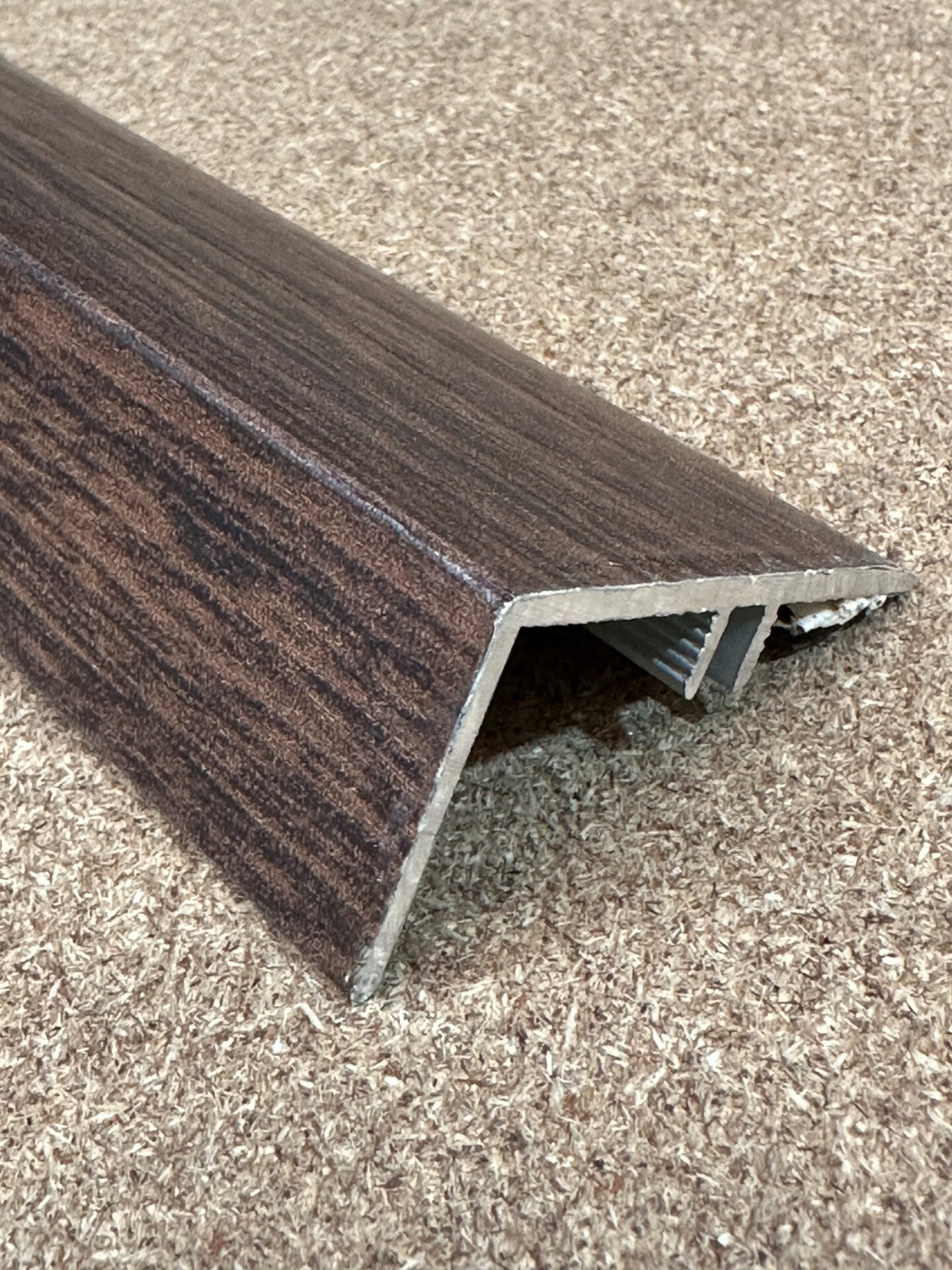 Floor Profile Stair Nose Wenge 1 (90cm) B72610/090