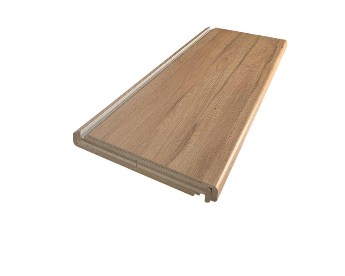 Wild Oak Wood Grain Quattro Stair Treads & Risers (Pack of 4)