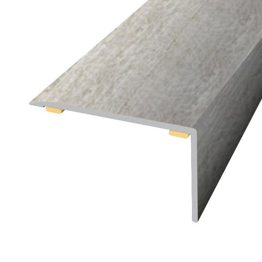 Floor Profile Stair Nose Grey 1 Self-Adhesive (270cm)