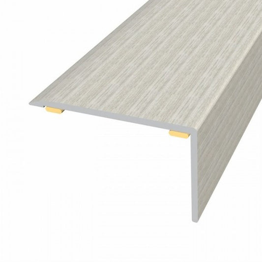 Floor Profile Stair Nose Grey 5 Self-Adhesive (270cm)