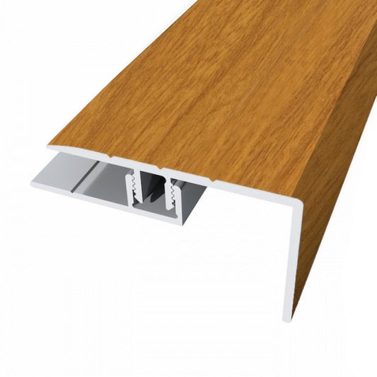 Floor Profile Stair Nose Iroko 1 (90cm) B38610/090