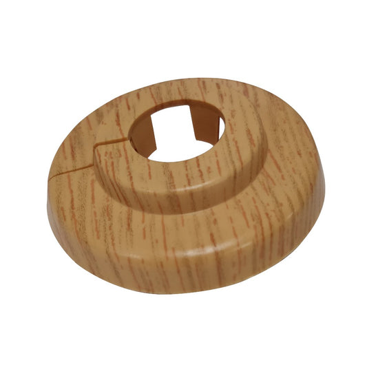 Plastic Rosette Oak 15mm (2)