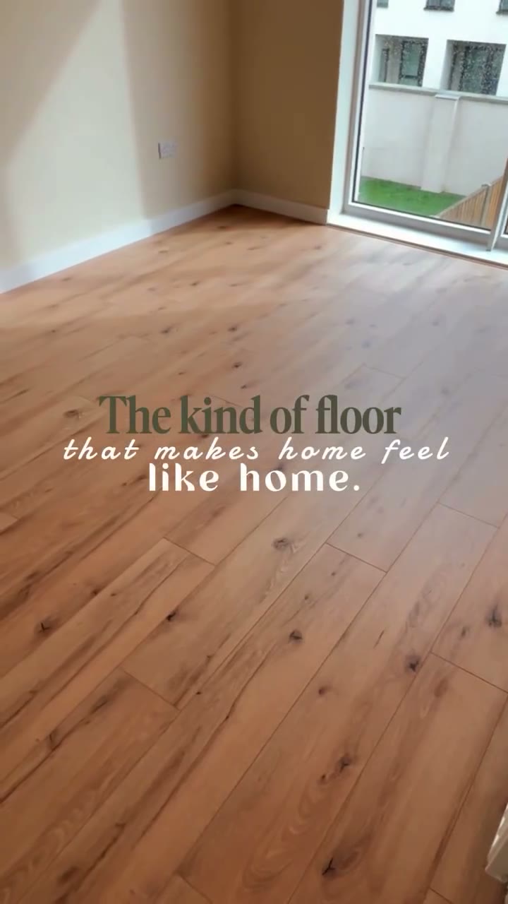 Derin Oak Aqua laminate fitted by Kidd Flooring in a new home in Bray