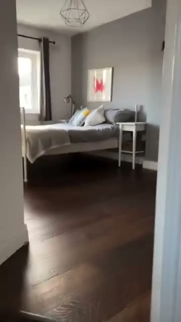 French Oak Super Rustic Smoked engineered floor fitted by Kidd Flooring in a bedroom