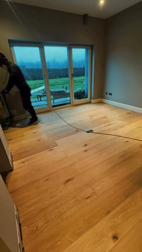 Wood floor in Waterville, Kerry, sanded and refinished by Kidd Flooring