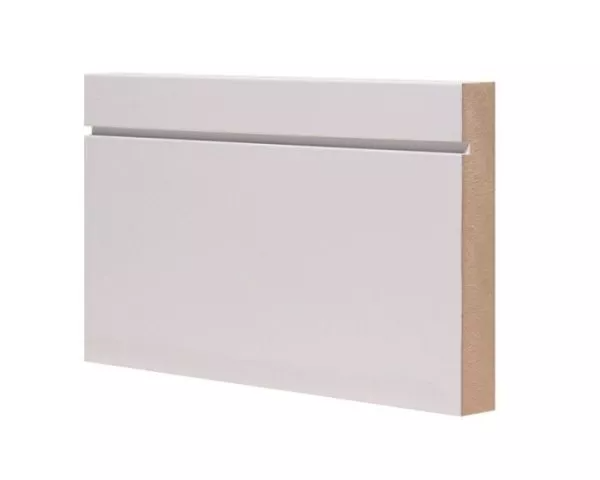 Shaker White Primed MDF Acrhitrave 18x94x2400mm