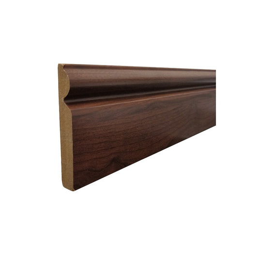 Walnut Skirting MDF 118mmx2.4mtr (B359)
